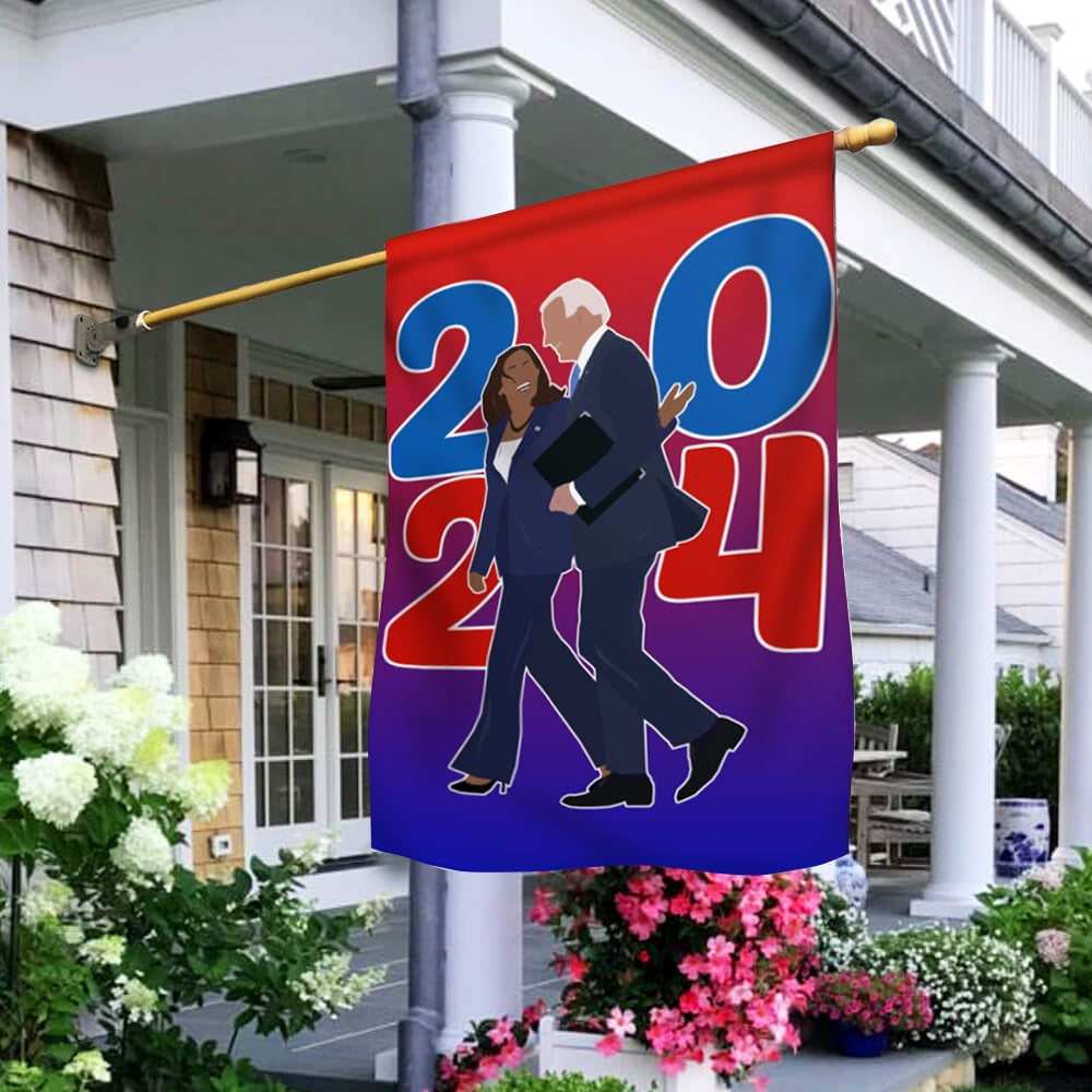 Biden Harris 2024 Flag Kamala Harris Flag Vote Democrat Merchandise