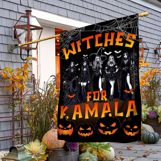 Witches For Kamala Harris 2024 Halloween Flag Kamala Flag Halloween Decor