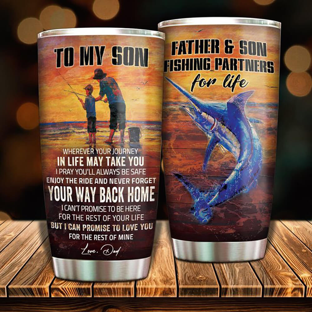 Fishing Tumbler Father &amp Son Fishing Partners For Life