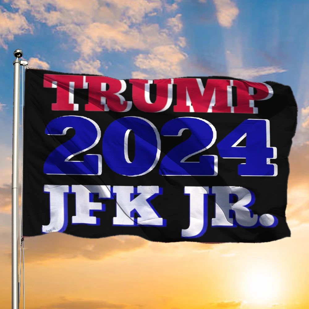 Trump 2024 Jfk Jr Flag Patriot Flag Anniversary Decoration At Home Idea Gifts