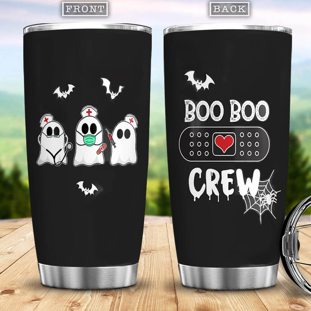 Halloween Nurse Tumbler Boo Boo Crew