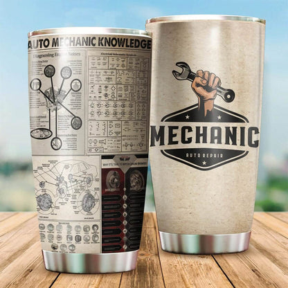 Mechanic Tumbler Auto Mechanic Knowledge Auto Repair