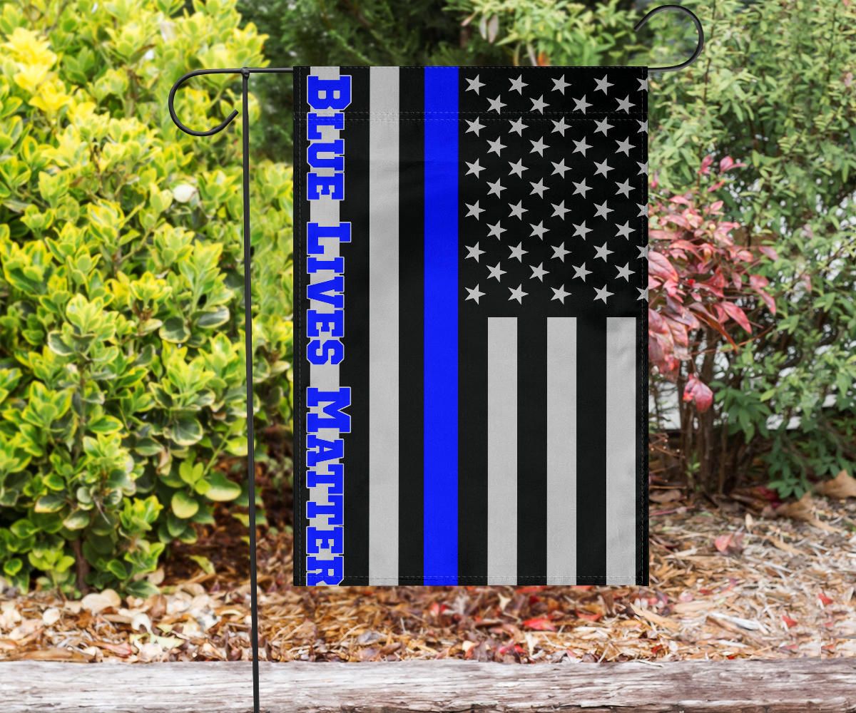 Blue Lives Matter American USA Police Flag Honoring Men Women Law Enforcement Officers