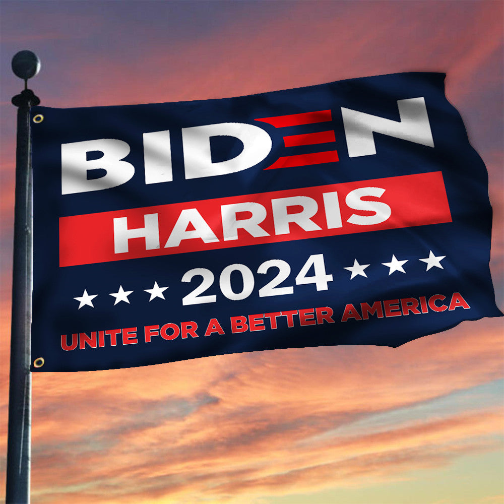 Biden Harris 2024 Flag Unite For A Better America Biden Harris Campaign Merch 2024 Election