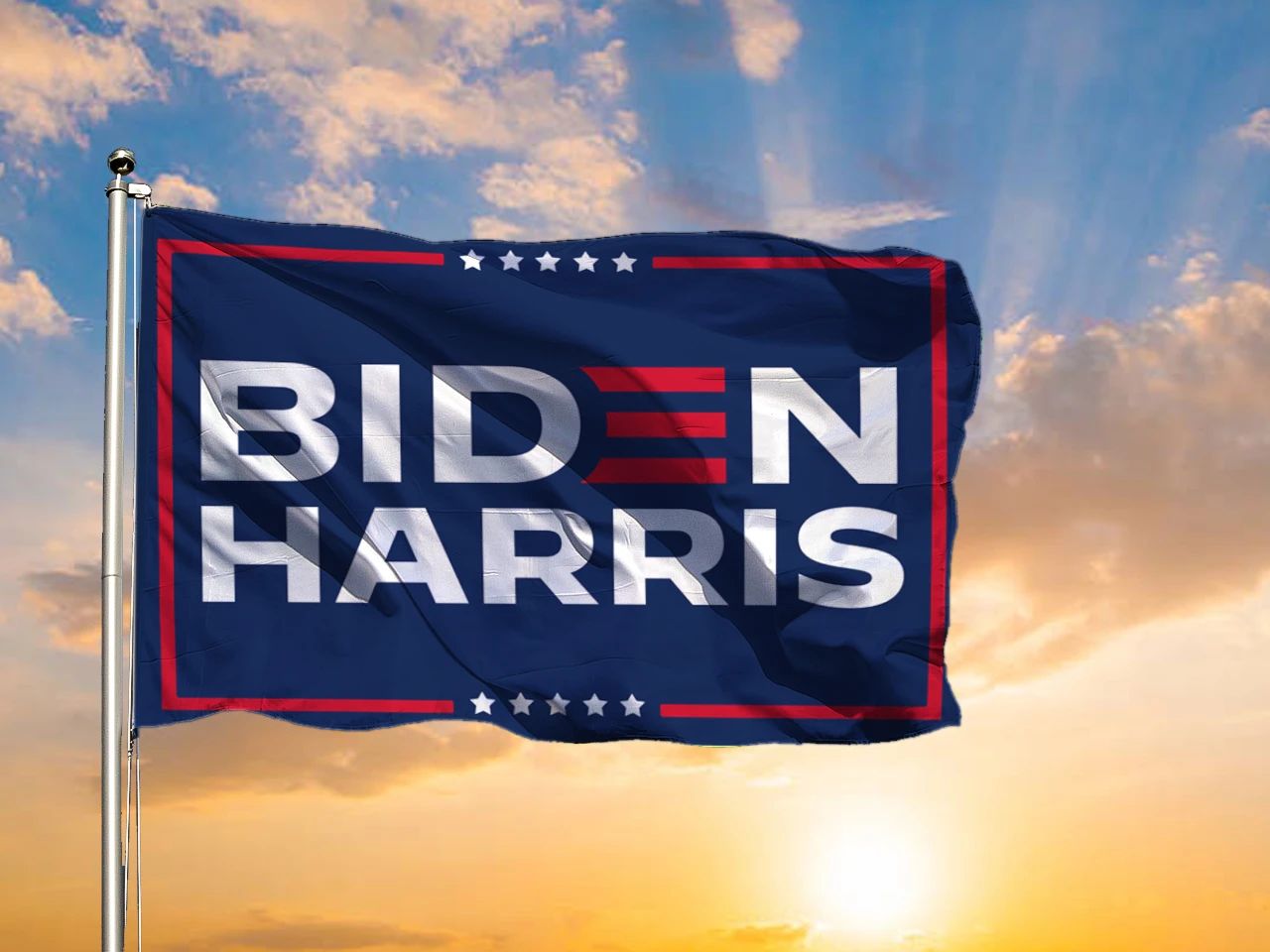 Biden Harris 2024 Flags Vote For Joe Biden For President 2024