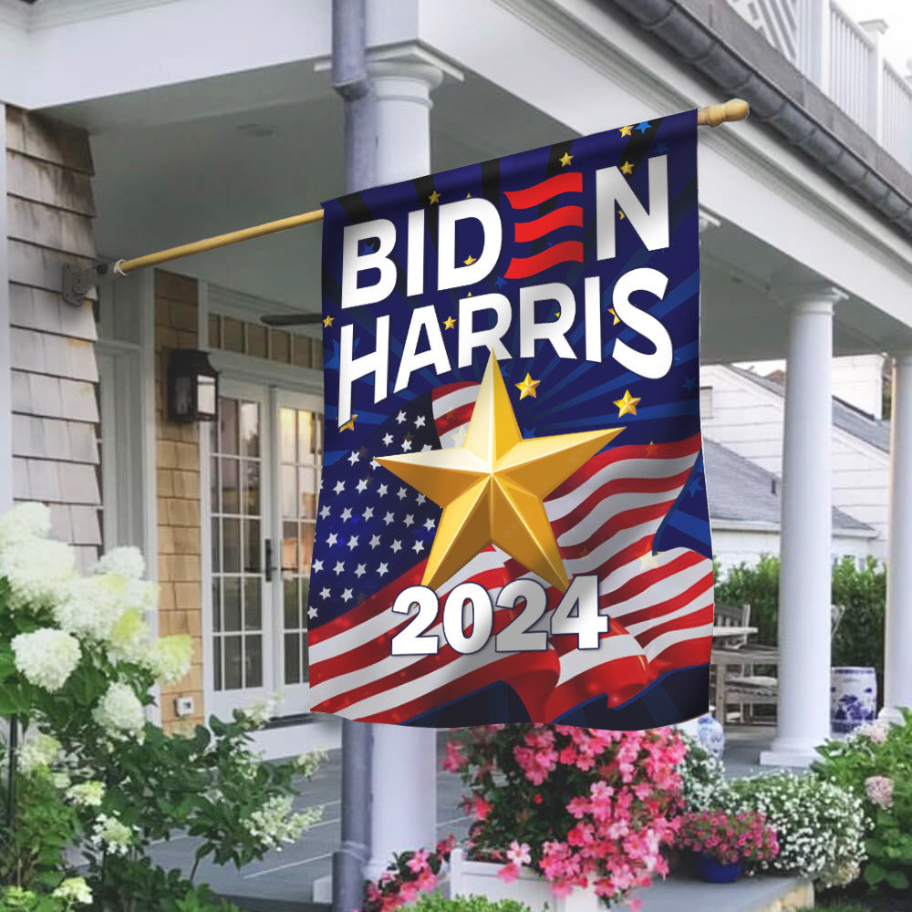 Biden Harris 2024 Flag Support Biden Harris Presidential Election Merch For Sale