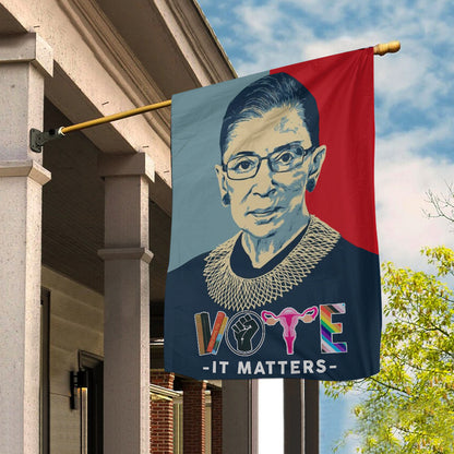 Vote It Matters Flag Women'S Rights Political Flag Feminist Merchandise