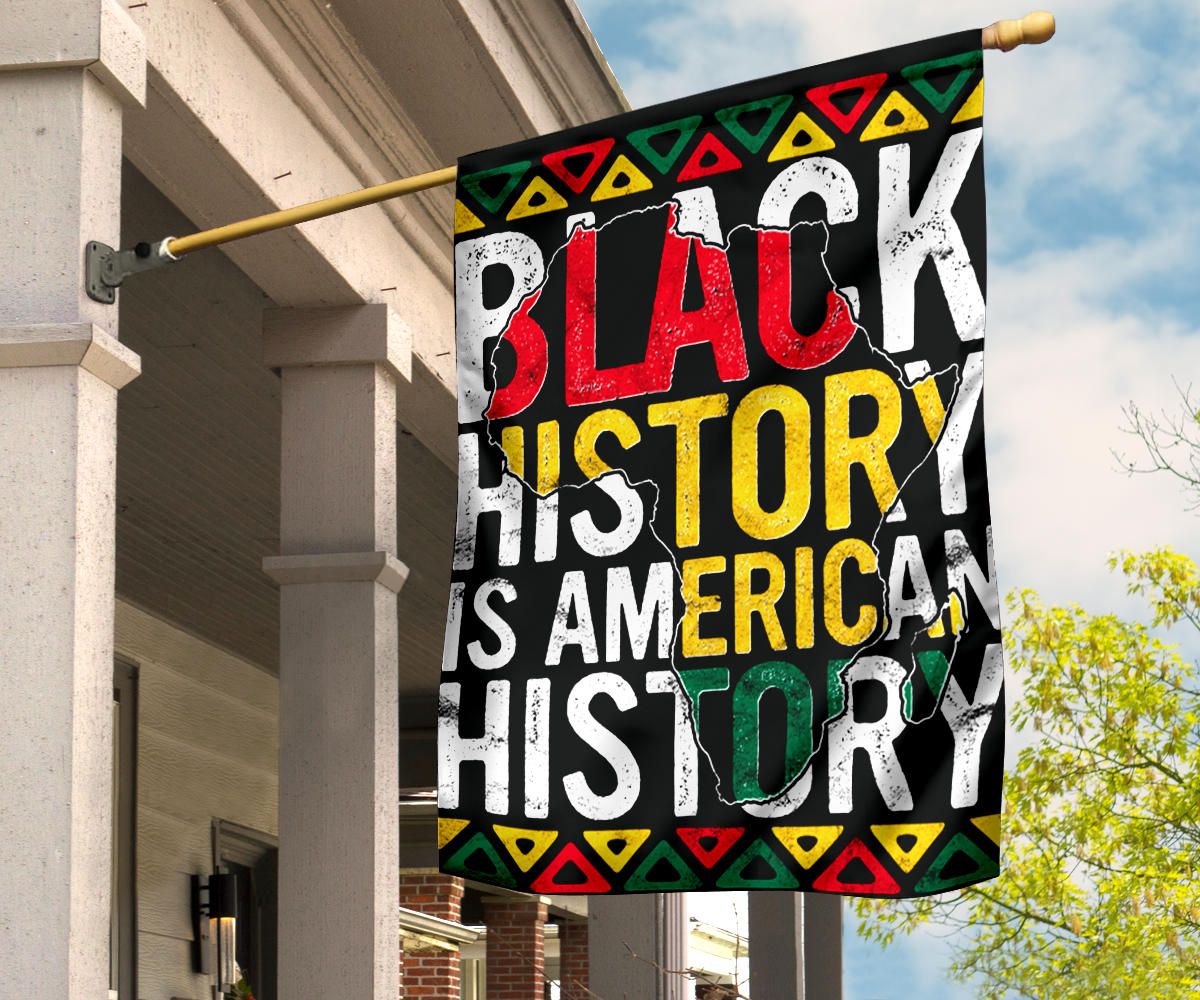 Black History Flag Black History Is American History African American Month 2024 House Decor