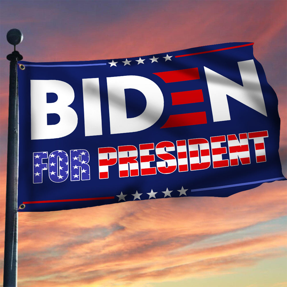 Biden For President 2024 Flag Re-Elect Joe Biden 2024 Presidential Election Campaign Flag