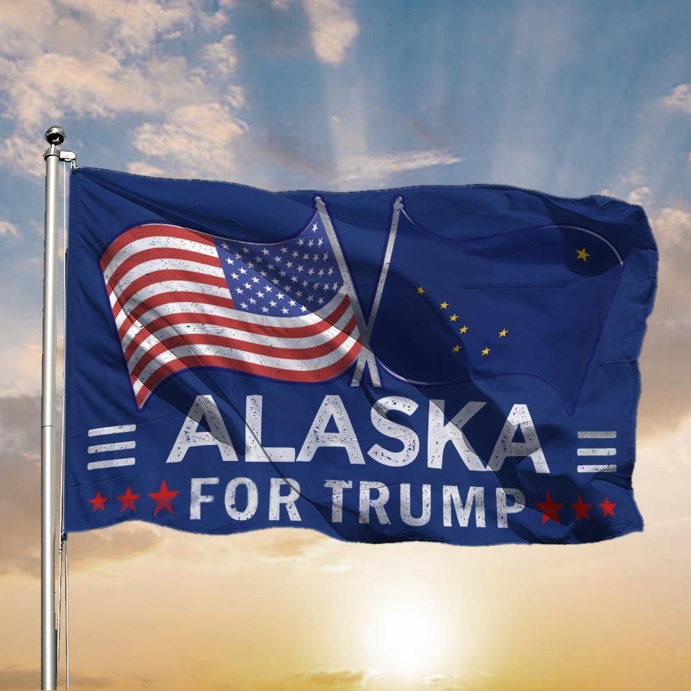 Alaska American For Trump Flags Support for President