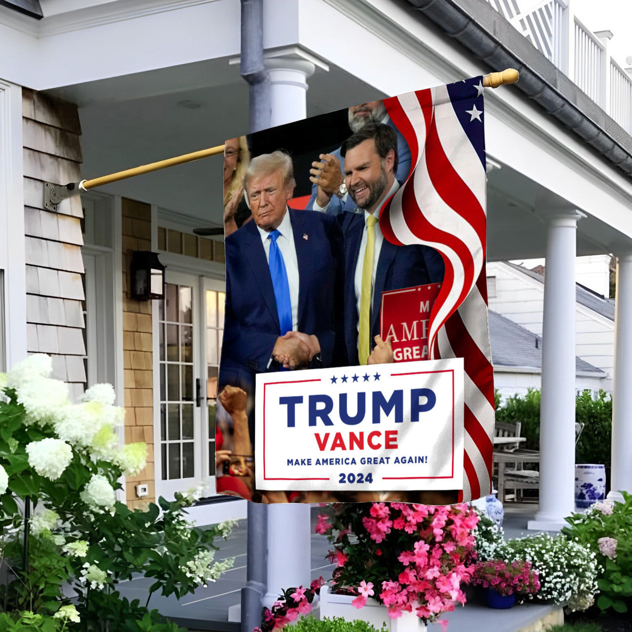 Trump Vance Make America Great Again 2024 Flag Trump Vance Flag Gifts For MAGA Supporters