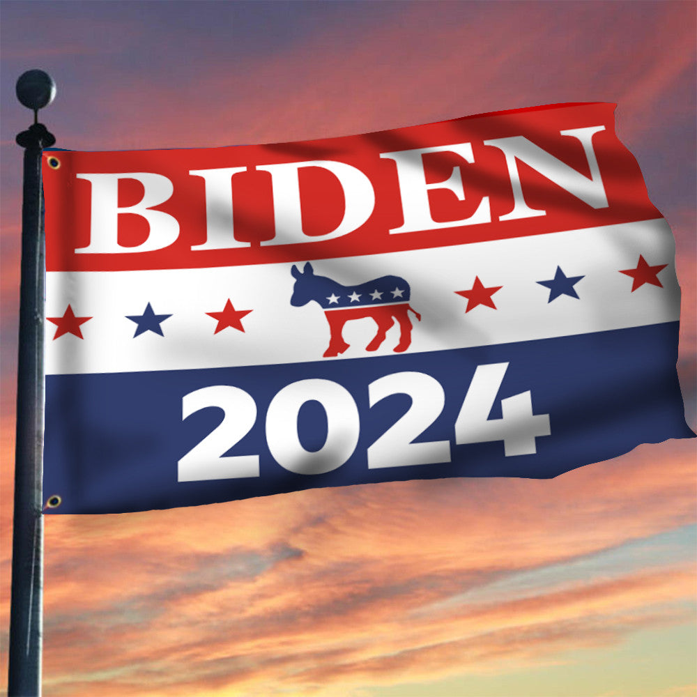 Biden 2024 Flag Support Biden Democrats Flag For Political Campaign