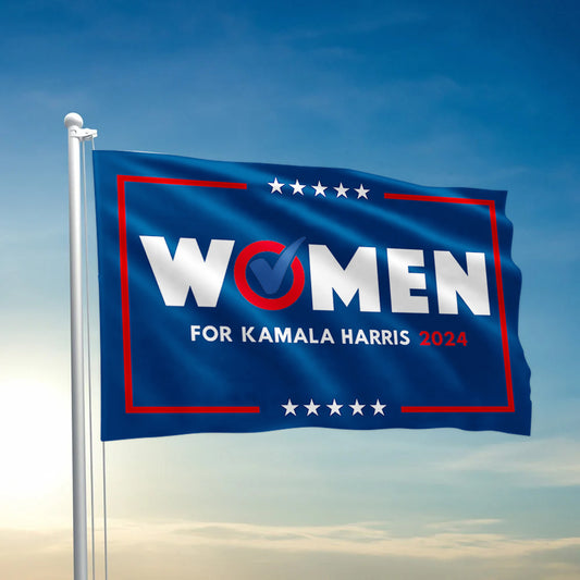 Women For Kamala Harris Flag Yes We Kam 2024 Flag Gift For Kamala Supporters