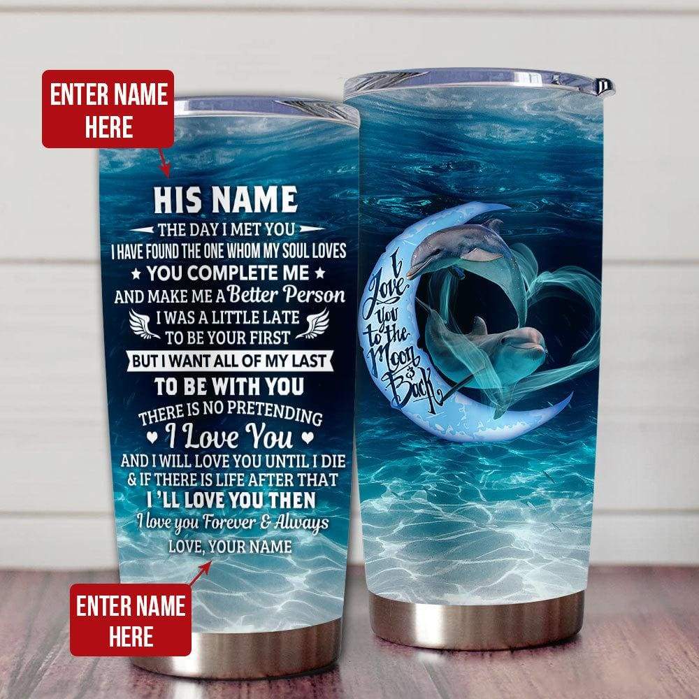 Personalized Husband Tumbler The Day I Met You Gift For Him