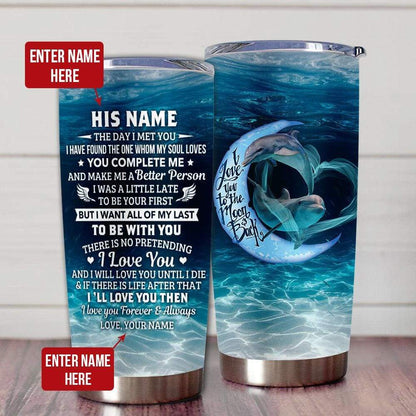 Personalized Husband Tumbler The Day I Met You Gift For Him