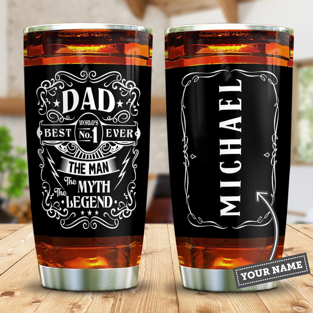 Personalized Dad Tumbler The Man The Myth The Legend