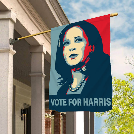 Vote For Harris 2024 Flag Kamala Harris Campaign Flag Kamala President Democrat Merch