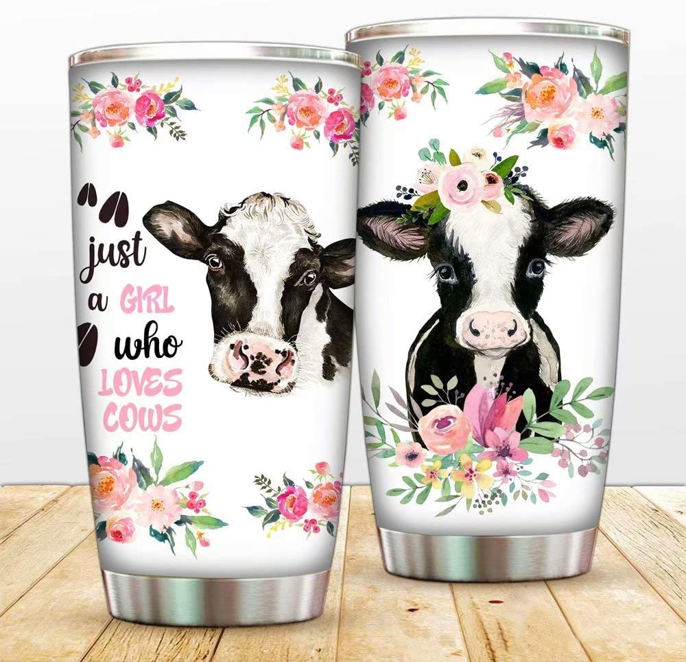 Cow Tumbler Just A Girl Who Loves Cows