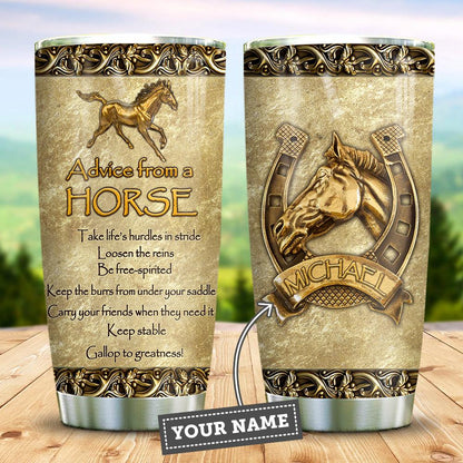 Personalized Horse Tumbler Advice From A Horse