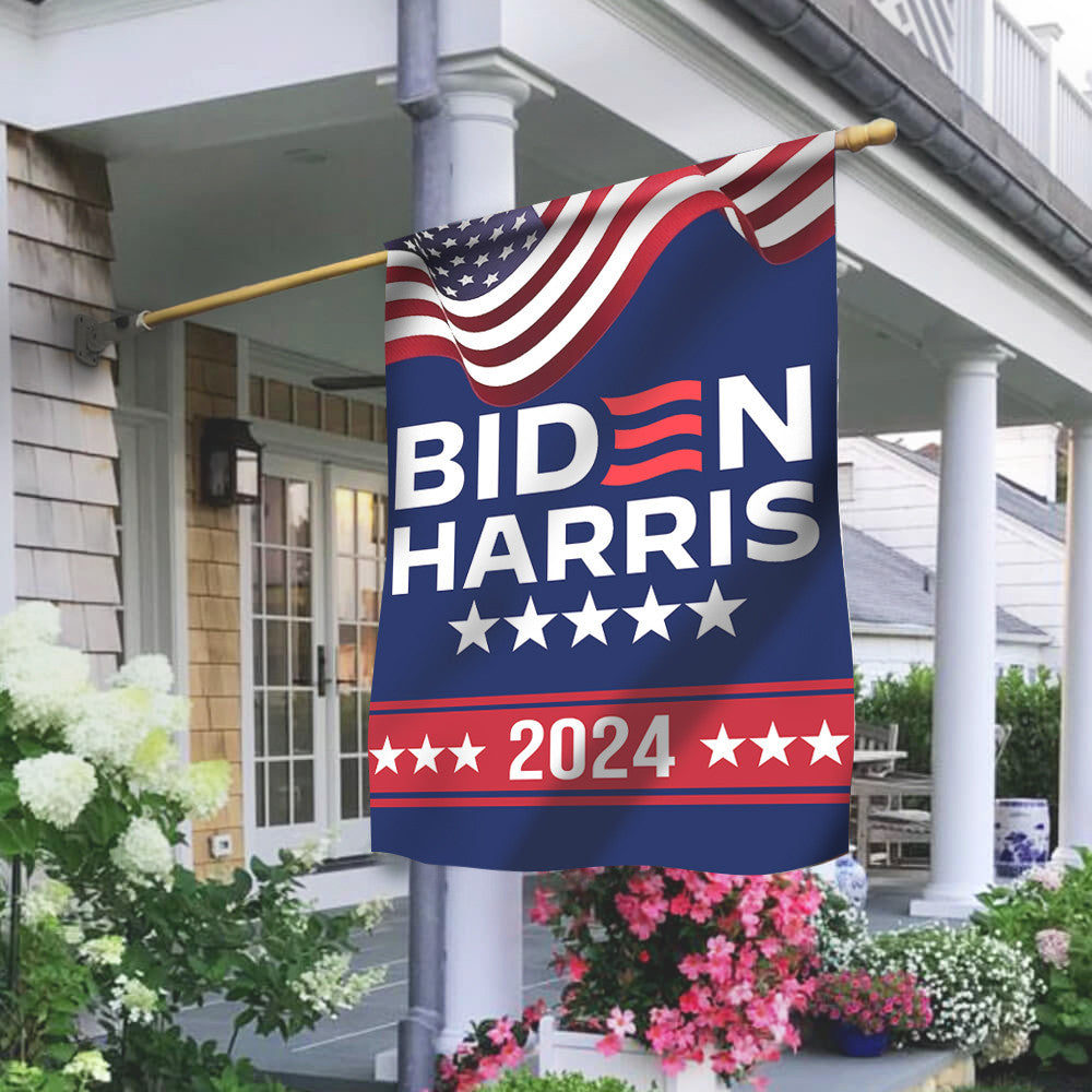 Biden Harris 2024 Flag Support Joe Biden 2024 For President Campaign Banner Merchandise