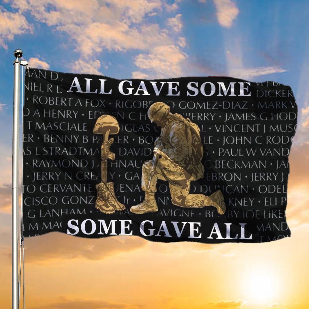 All Gave Some Some Gave All Flag Honor And Respect Armed Forces Items Proud Gifts For Veterans