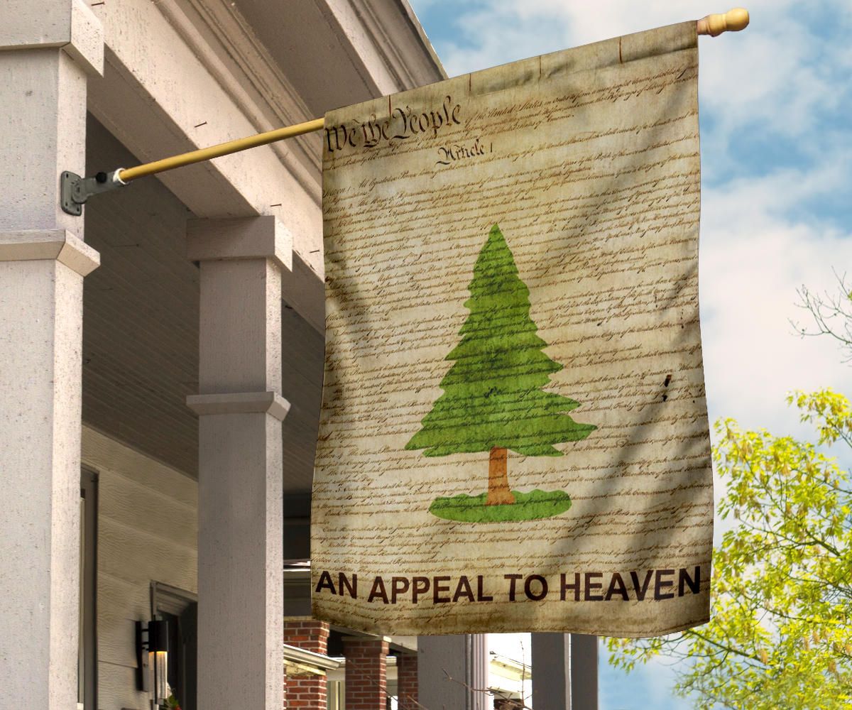 Appeal To Heaven Flag An Appeal To Heaven Flag Made In USA Revolution Pine Tree Vintage Banner