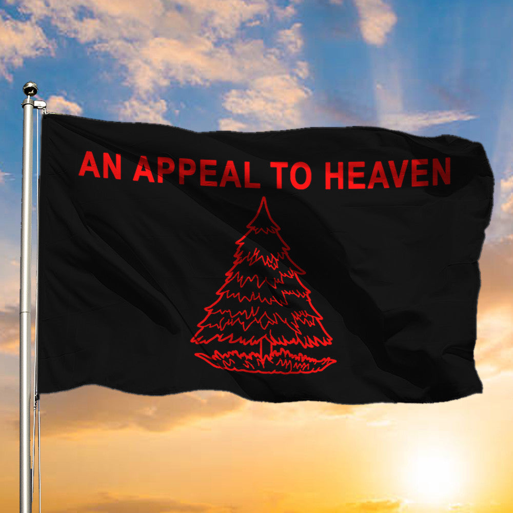 An Appeal To Heaven Flag For Sale Revolutionary War Pine Tree Flag Outdoor Hanging