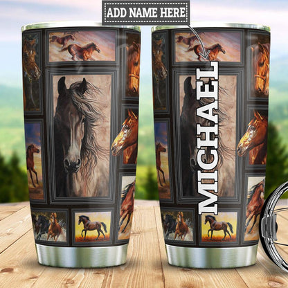 Personalized Horse Tumbler Gift For Him