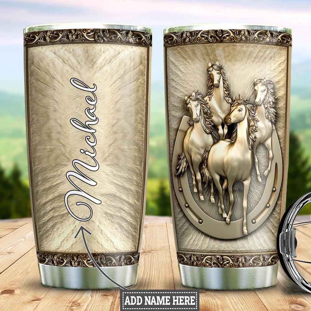 Personalized Horse Bronze Tumbler