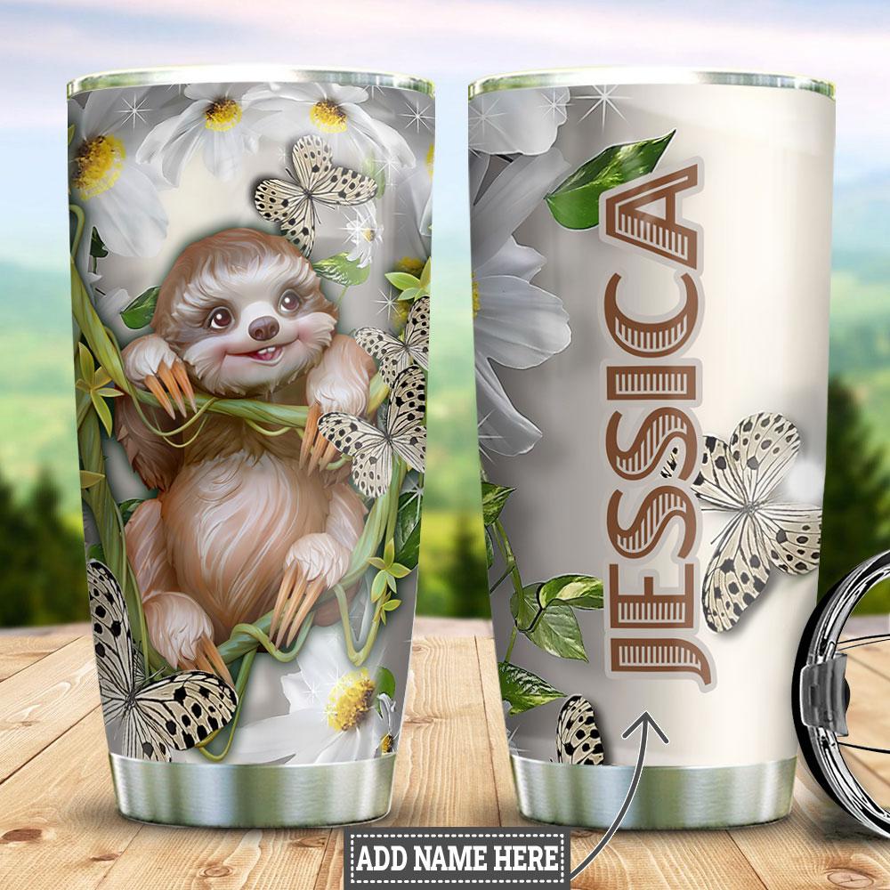 Personalized Funny Tumbler Sloth Tumbler