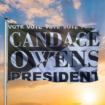 Candace Owens 2024 Flag Vote For Candace Owens Election President Campaign