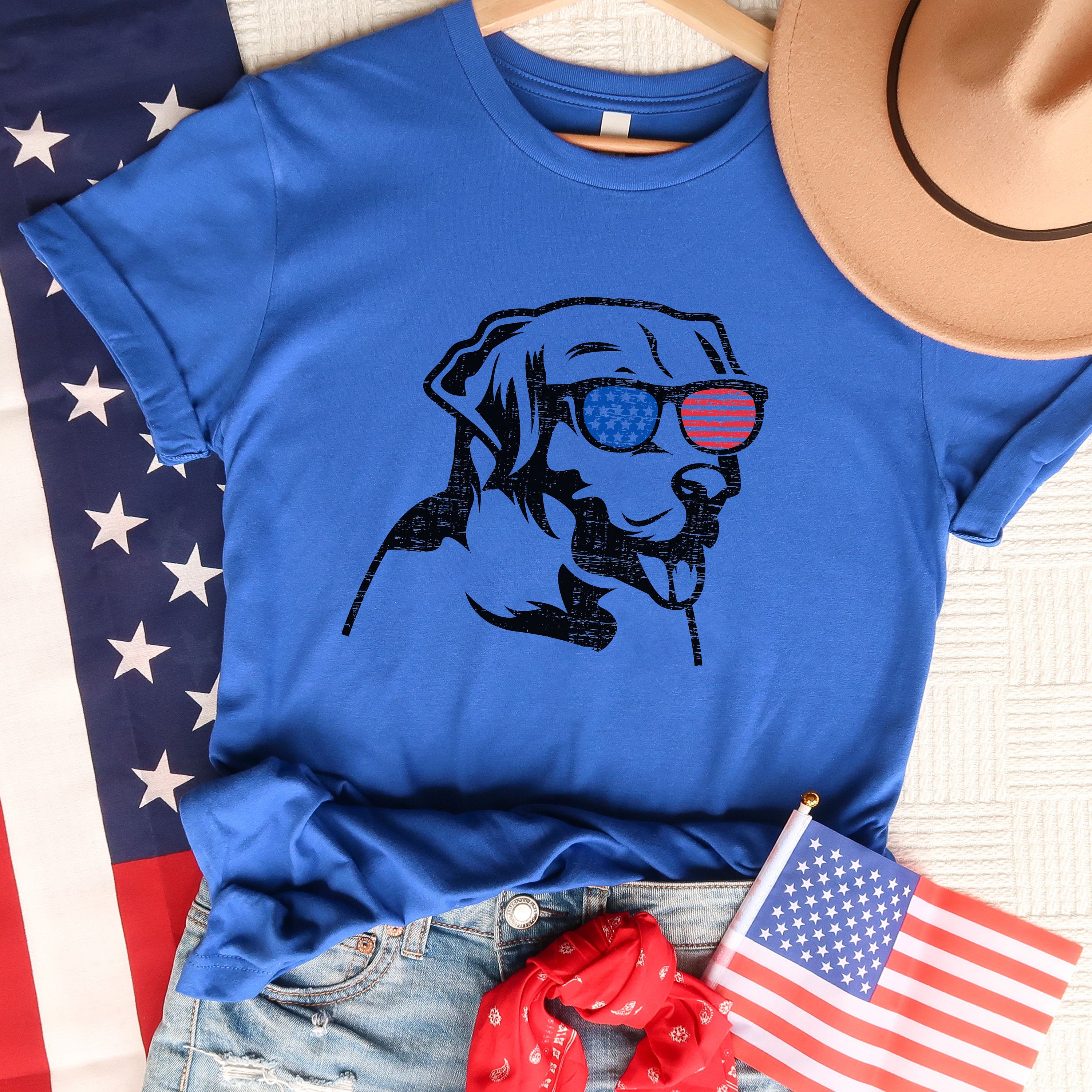 Distressed America Dog Shirt, USA mens shirt, fourth of July dog shirt, 4th of July shirt, 4th of July mens T Shirt