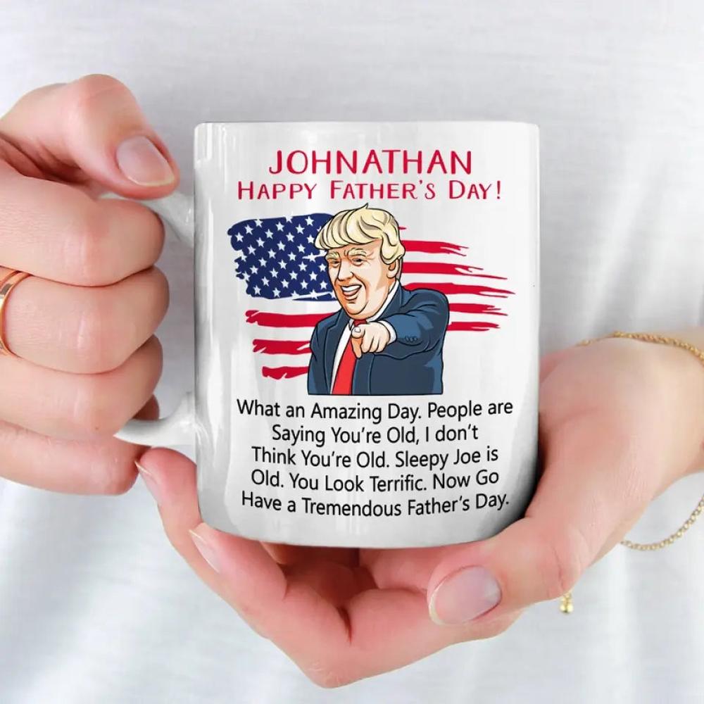 What An Amazing Day - US Election Trump Mug - Father's Day Gift For Trump Supporters