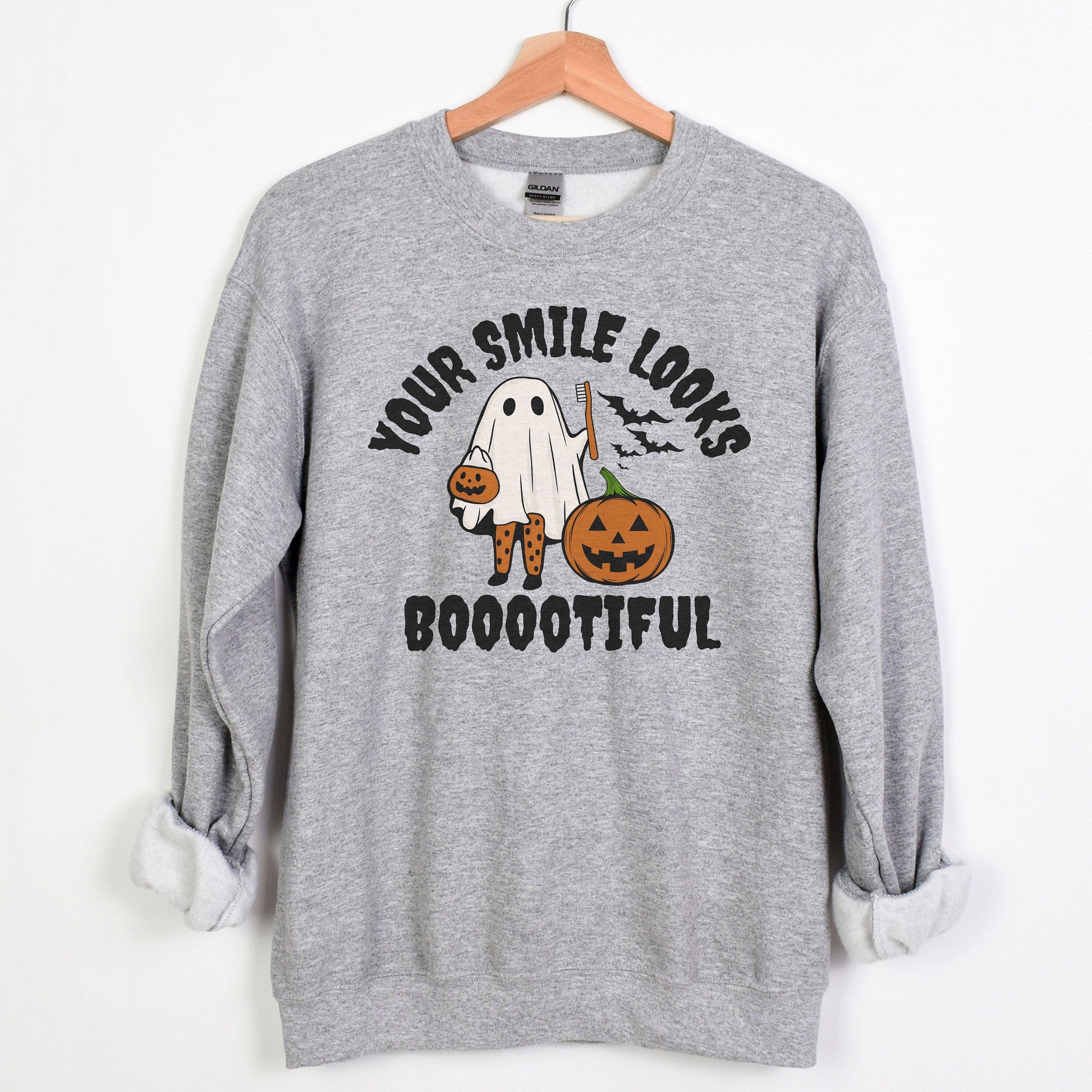 Pediatric Dentist Crewneck , Your Smile Looks Bootiful, Dental Assisant Tee, Spooky Dental Hygienist Sweater