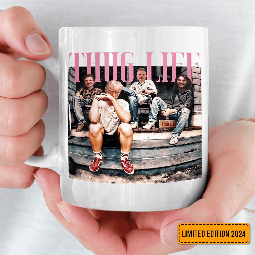 Trump Thug Life White Mug