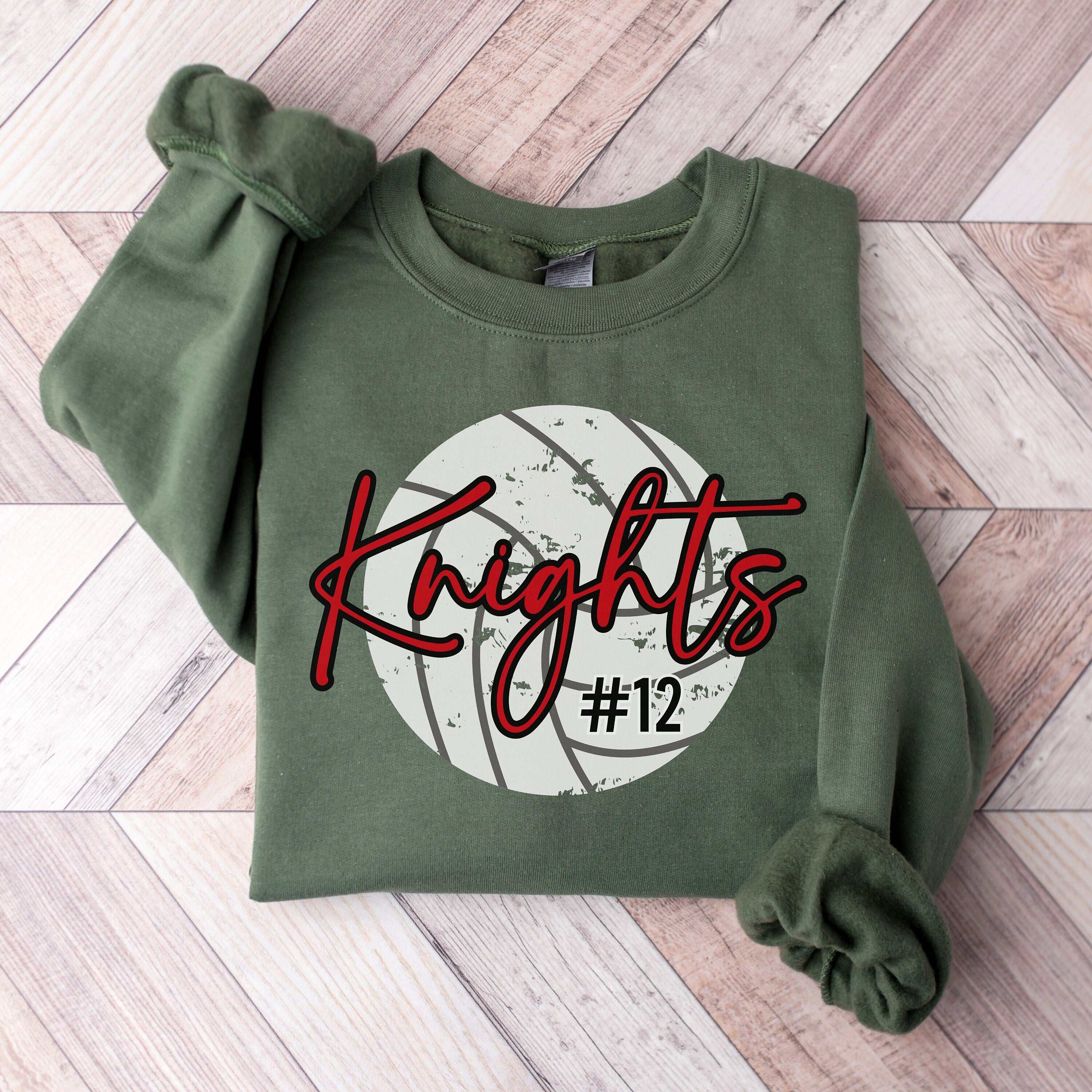 Custom Volleyball, Personalized Volleyball Mom Crewneck, volleyball Fan Pullover, volleyball Number Sweatshirt