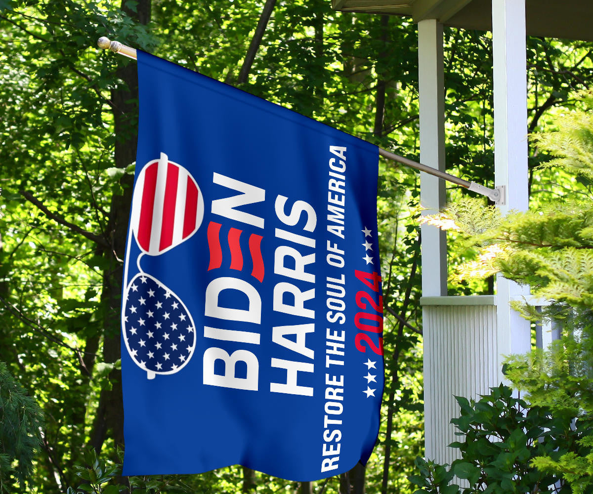 Biden Harris 2024 Restore the Soul of America Flag Democrats For Joe Biden 2024 Merch