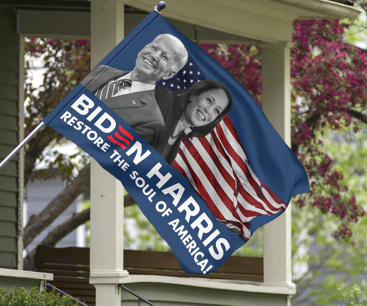 Biden Harris 2024 Flag Restore The Soul Of America Biden Harris Store