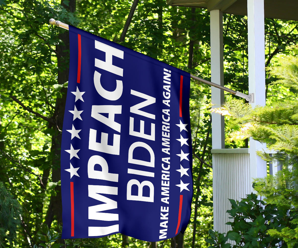 Anti Biden Flag Impeach Biden Make America America Great Again Fuck Biden Fight For Trump Merch