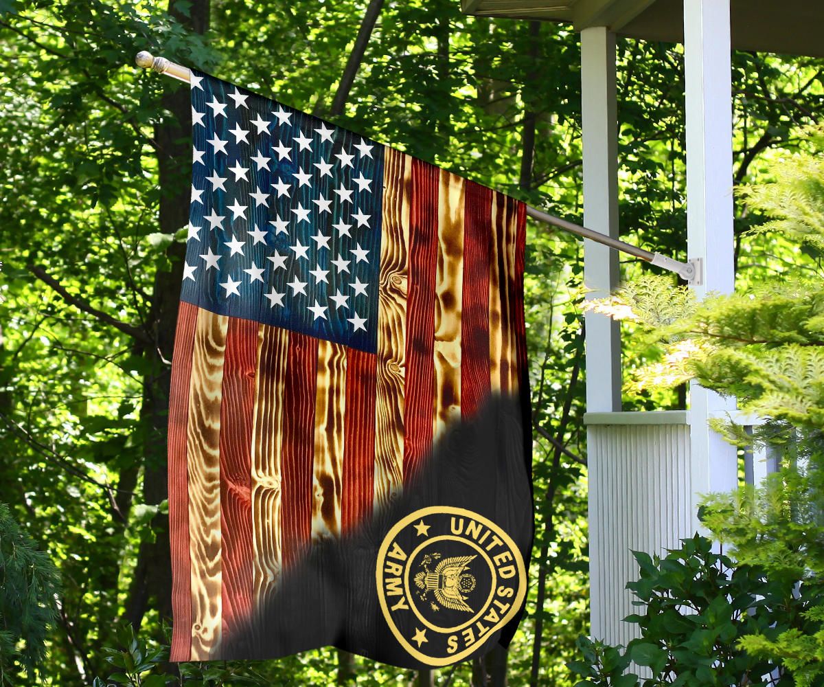 United States Army Flag Rustic U.S Army Logo Military flag Indoor Outdoor Decor