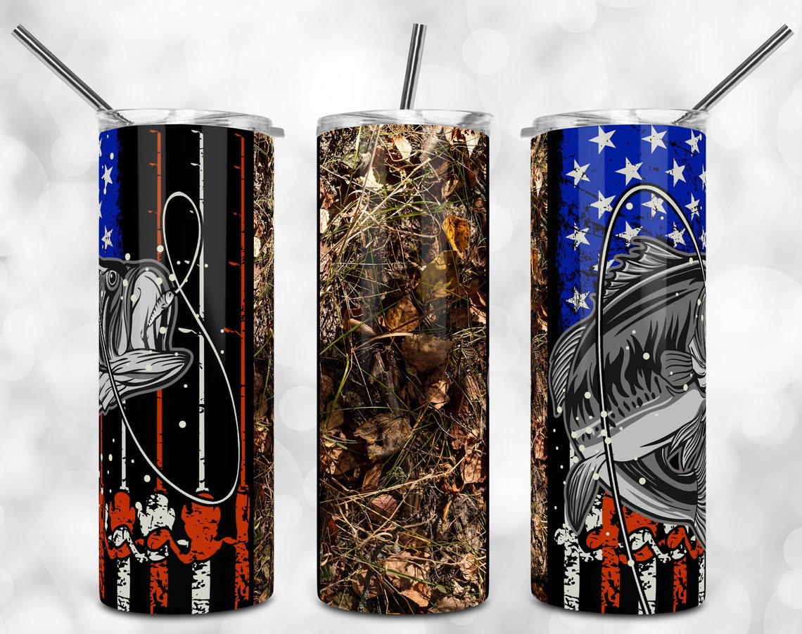 Fishing Skinny Tumbler Gift For Men