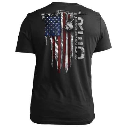 R.E.D. Distressed Flag Color Unisex Shirts