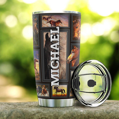 Personalized Horse Tumbler Gift For Him