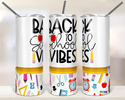 Skinny Tumbler Back to School Vibes