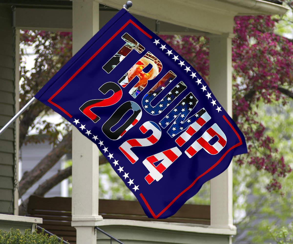 Trump 2024 Flag Donald Trump Salute 2024 Campaign Banner For Sale