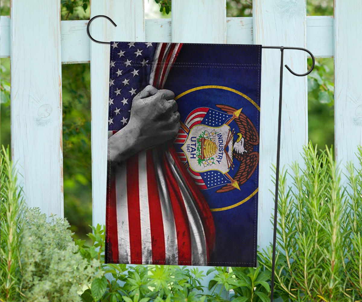 Utah American Flag Outdoor Decor