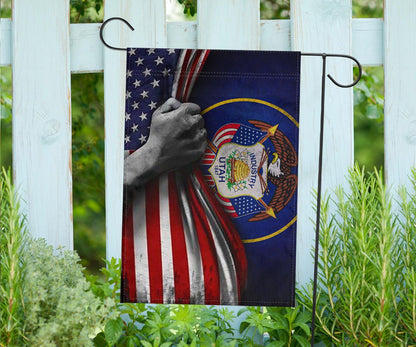 Utah American Flag Outdoor Decor