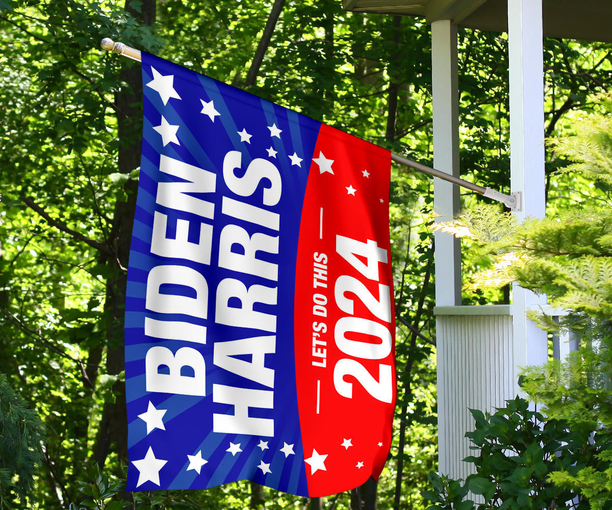 Biden Harris Let's Do This 2024 Flag Biden Harris Campaign Election 2024 Merchandise