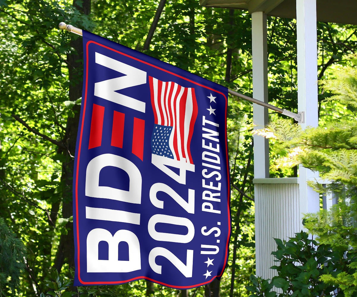 Biden 2024 Flag US President Joe Biden Campaign Merch 2024 Presidential Election