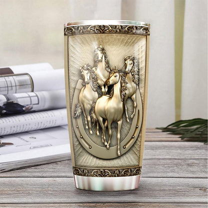 Personalized Horse Bronze Tumbler